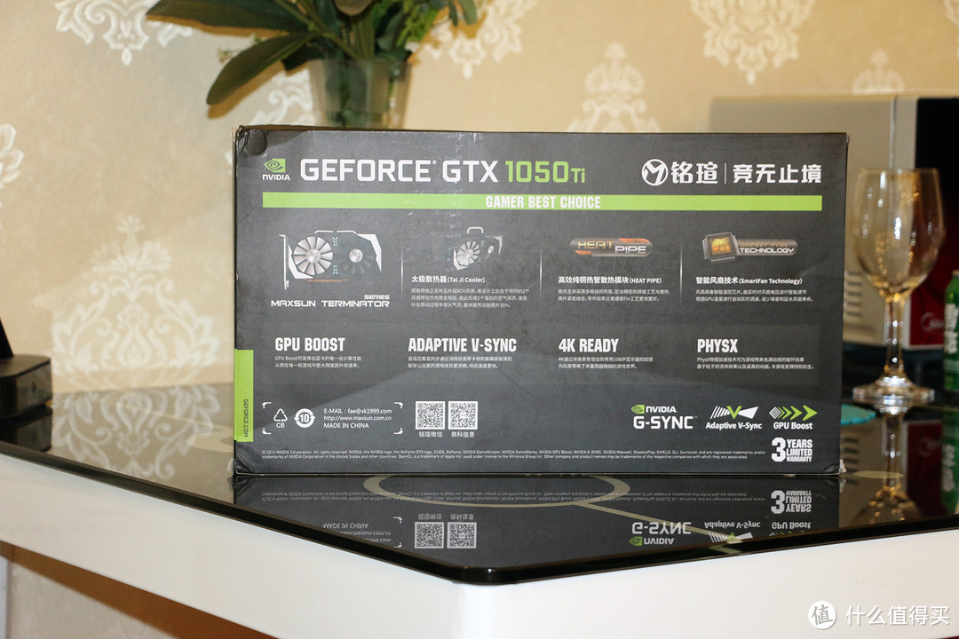 显卡还玩太极？铭瑄GTX 1050Ti终结者4G太极LED灯版体验