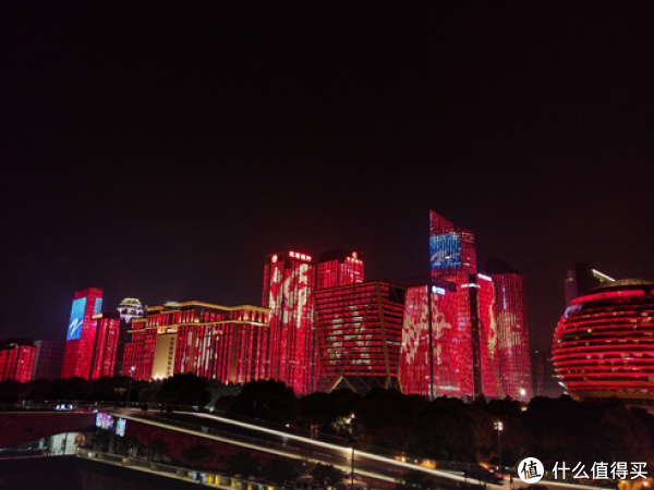 超级夜景下的璀璨城市