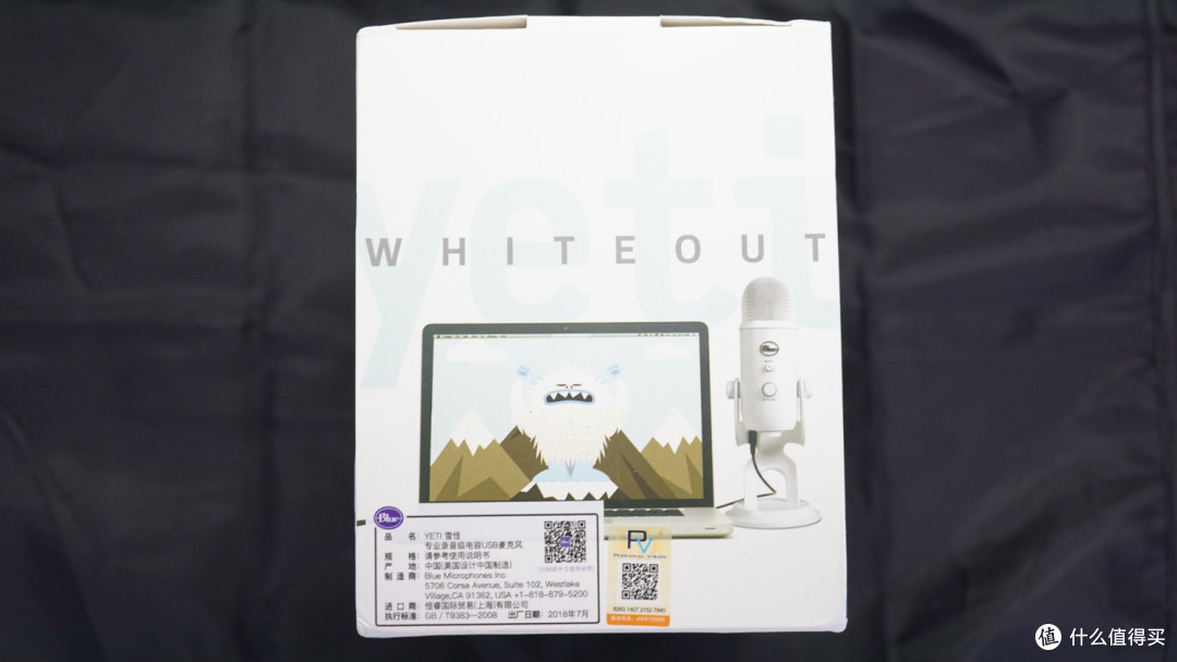 值爆！抢到神券入的Blue yeti 雪怪 USB电容麦克风 白色