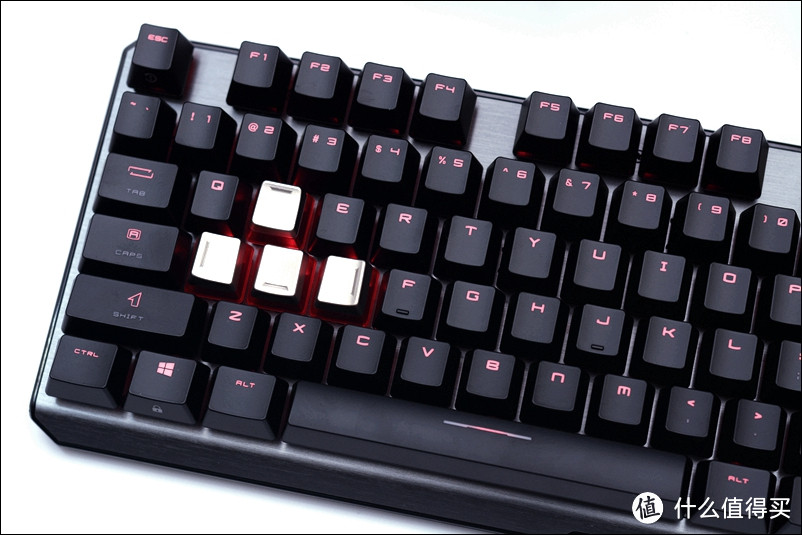 金属面板、Cherry红轴，微星VIGOR GK60机械键盘开箱体验