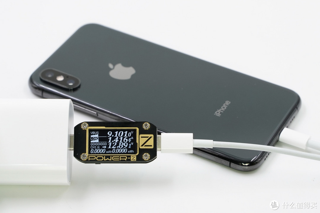 苹果原装18W USB PD充电器（A1695）兼容性测试，iPhone X系列均能开启快充