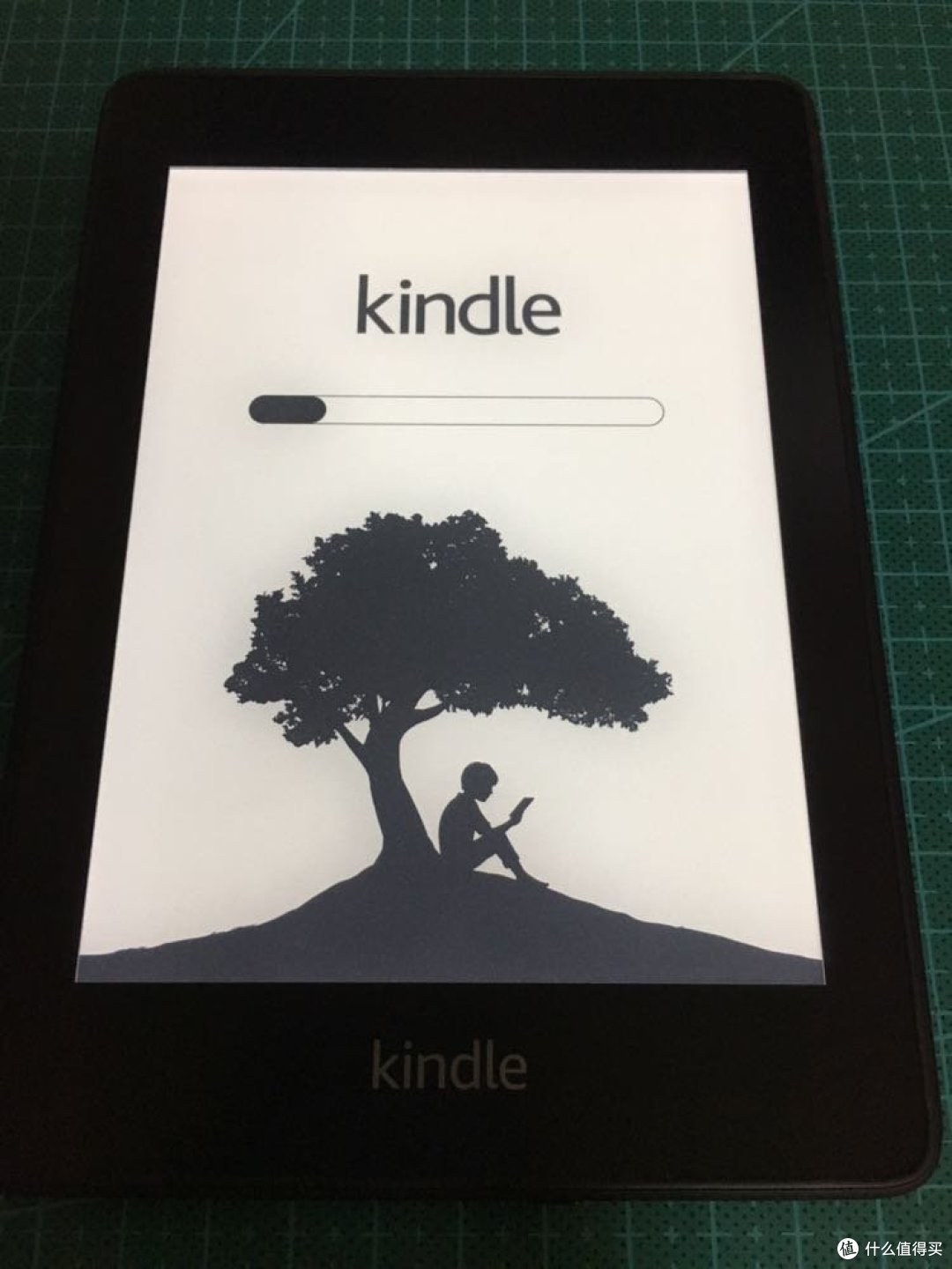 开机画面，很Kindle