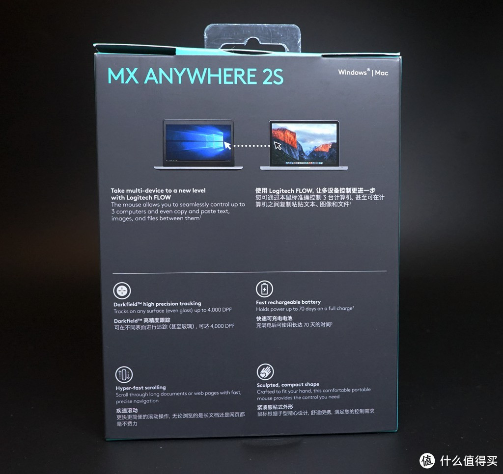 罗技（Logitech） MX ANYWHERE 2S无线鼠标