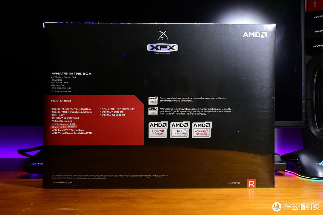 AMD叒上新了！XFX 讯景 RX590 8G 黑狼版开箱测试