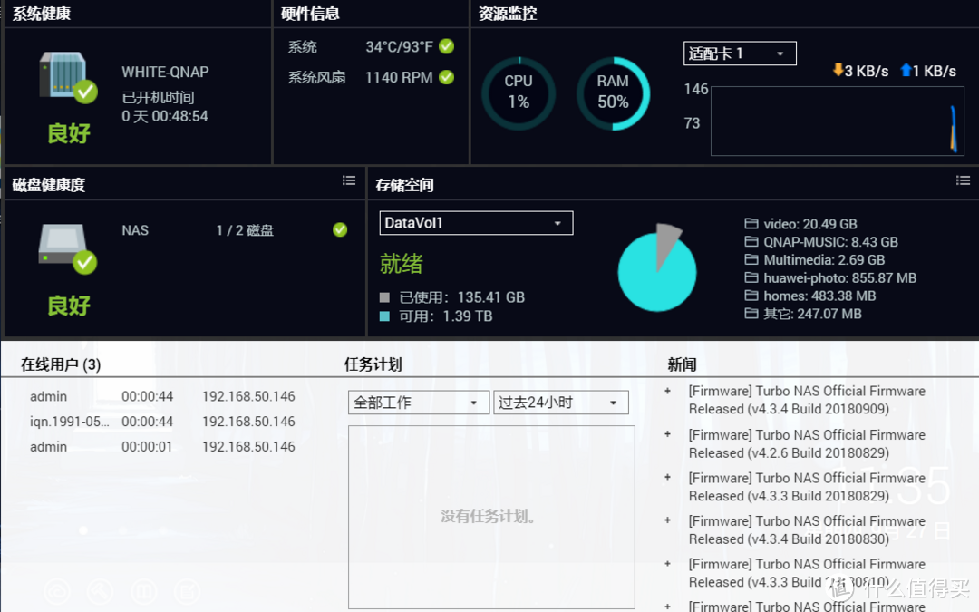 高性价比入门级NAS首选——威联通TS-212P3