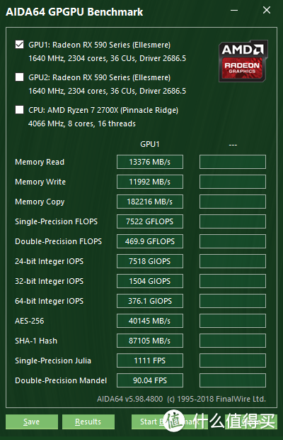 AMD叒上新了！XFX 讯景 RX590 8G 黑狼版开箱测试