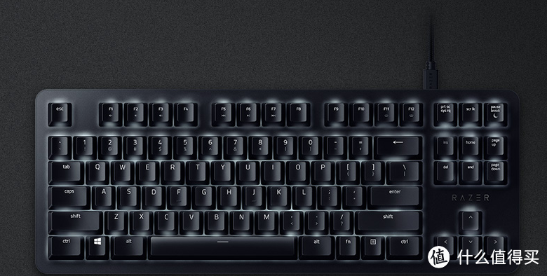 竟然只有白色背光！RAZER 雷蛇 推出 BlackWidow Lite 黑寡妇蜘蛛轻装版 机械键盘