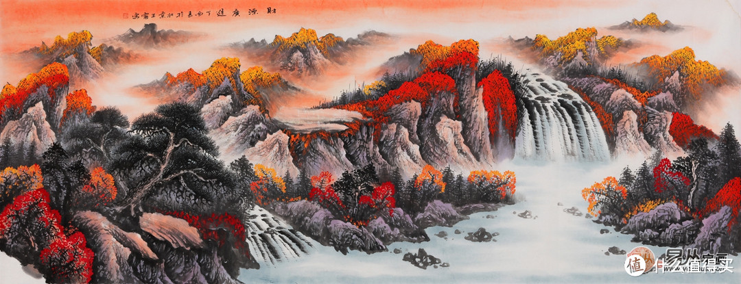 艺术家的家：适合挂在家居字画，鸿运山水画系列