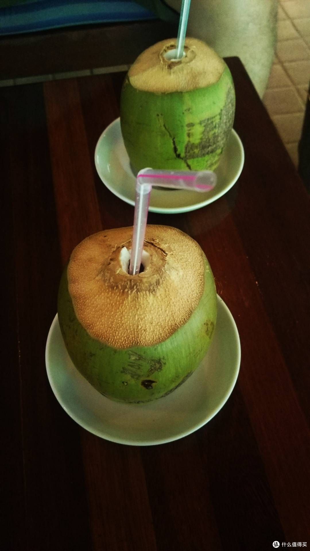 小岛的欢迎椰子水