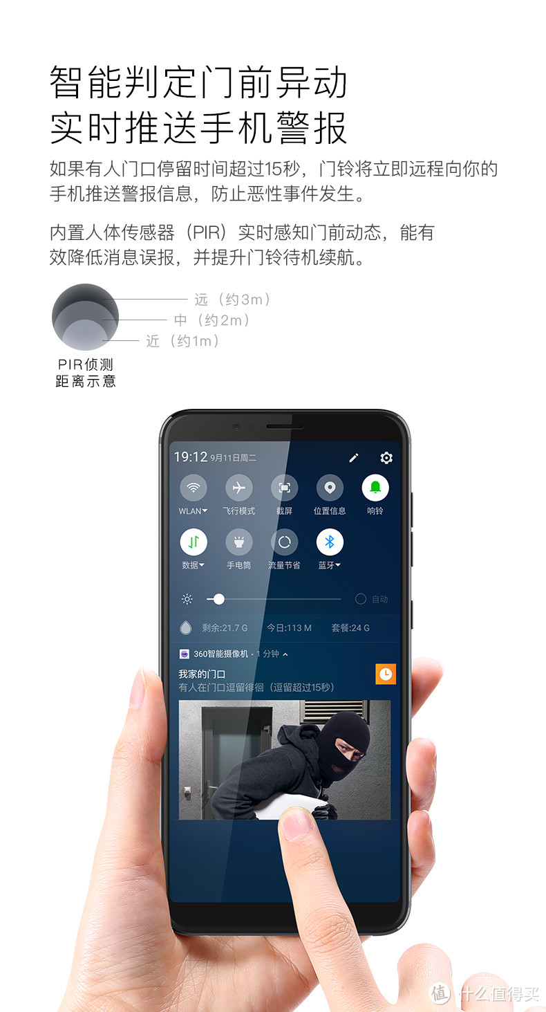 还在玩猜猜谁在门外的游戏吗？---不！我有360智能可视门铃