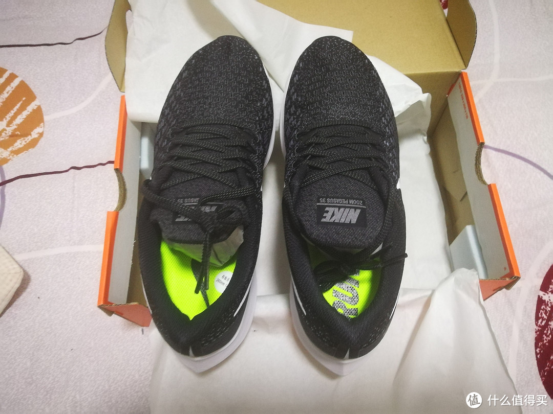 2018双11剁手季5：NIKE AIR ZOOM PEGASUS 35气垫跑步鞋晒单