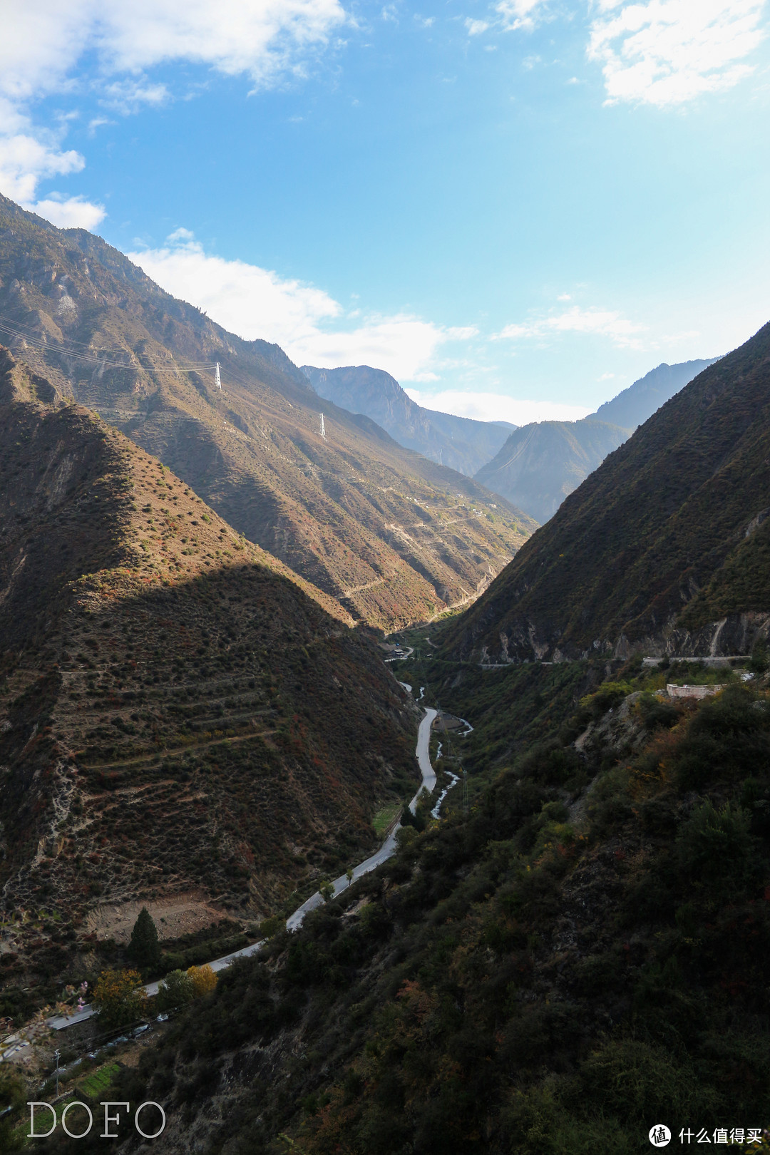 一路就在山与山之间穿梭