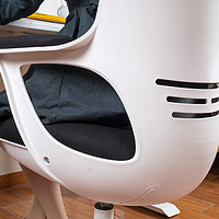 黑白调 HDNY145 蛋壳电脑椅使用感受(厚度|支撑|优缺点)
