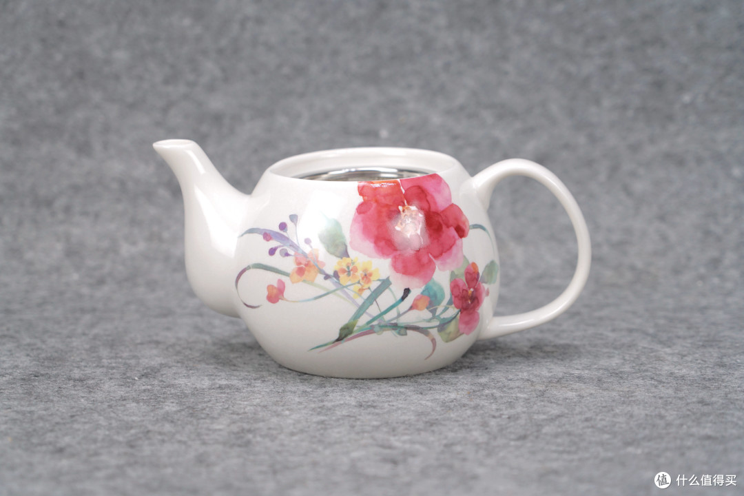 细品一壶香茶,静听花开的声音:日本 Ceramic 蓝 美浓烧 一壶两杯套装