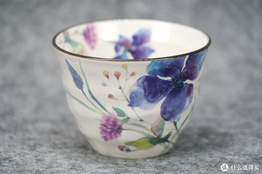 细品一壶香茶，静听花开的声音：日本 Ceramic 蓝 美浓烧 一壶两杯套装
