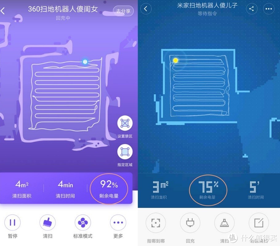 站内大火的扫地机器人，米家、360 S6哪家强？