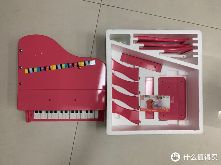 大宝的第一台钢琴—hape 30键木质儿童钢琴