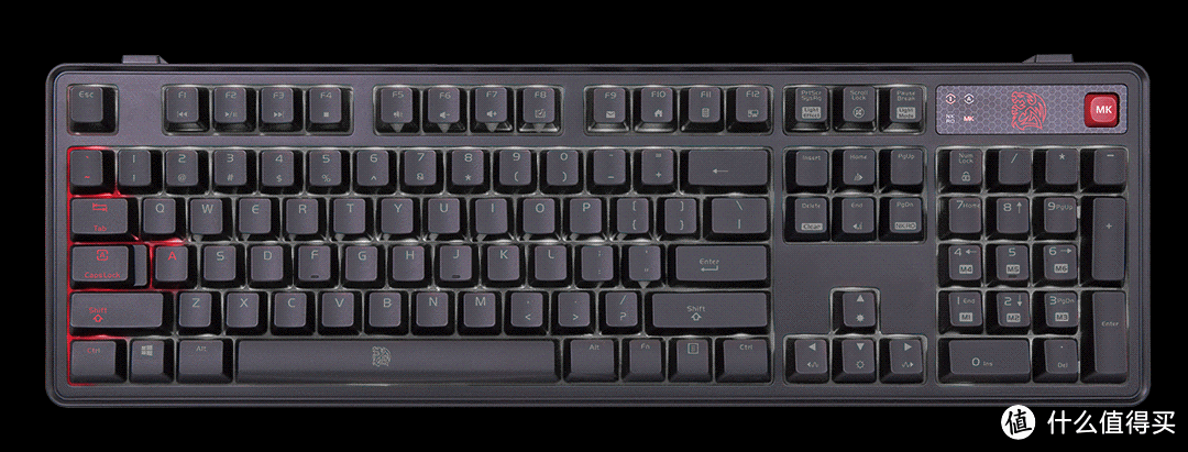 为电竞而生  RGB银轴机械键盘 TT星脉 X1