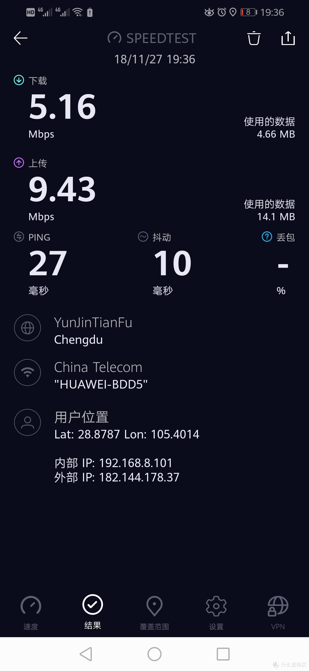 出差狗双十一 购入华为随行WIFI2-E5577BS-937