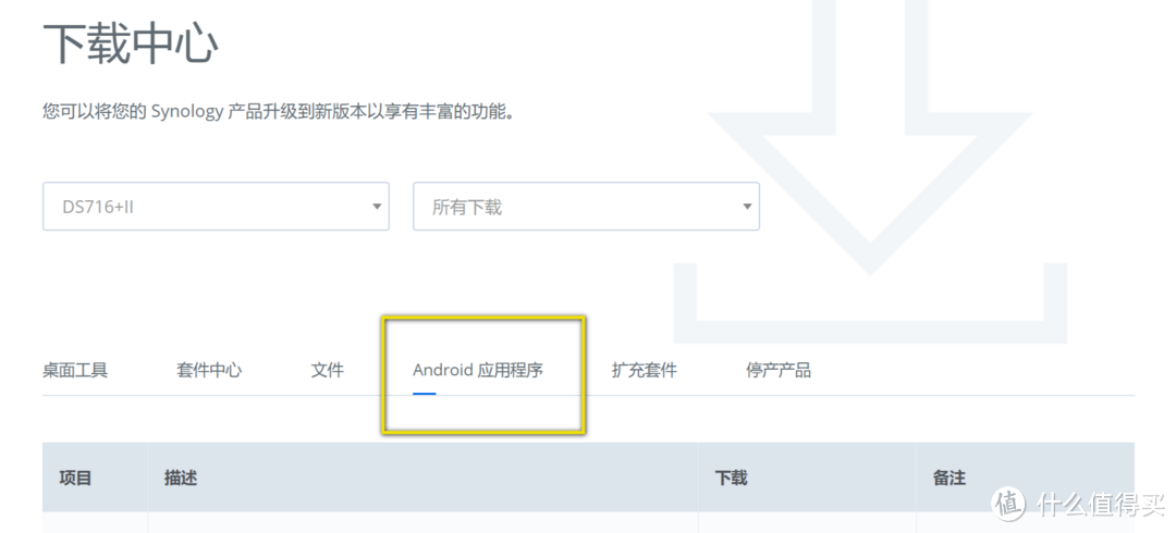 先切换到Android标签页