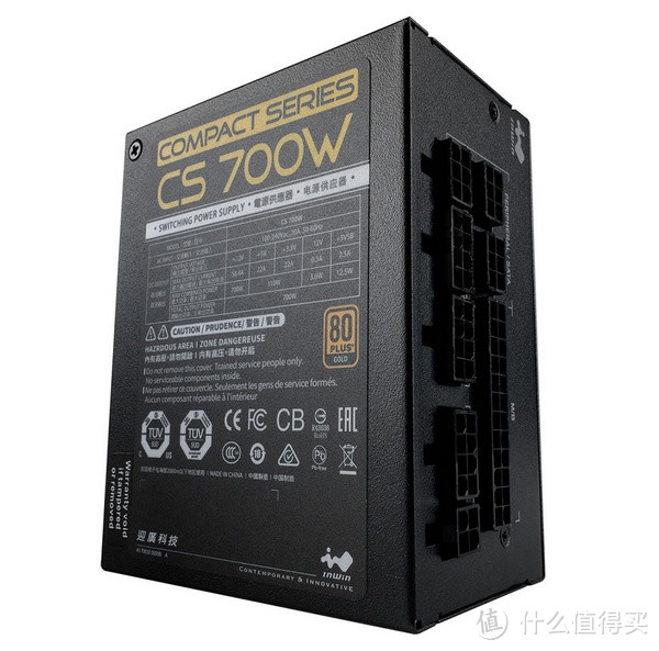 SFX紧凑方案、80 PLUS金牌：IN WIN 迎广 发布 CS 700W “小钢炮”电源