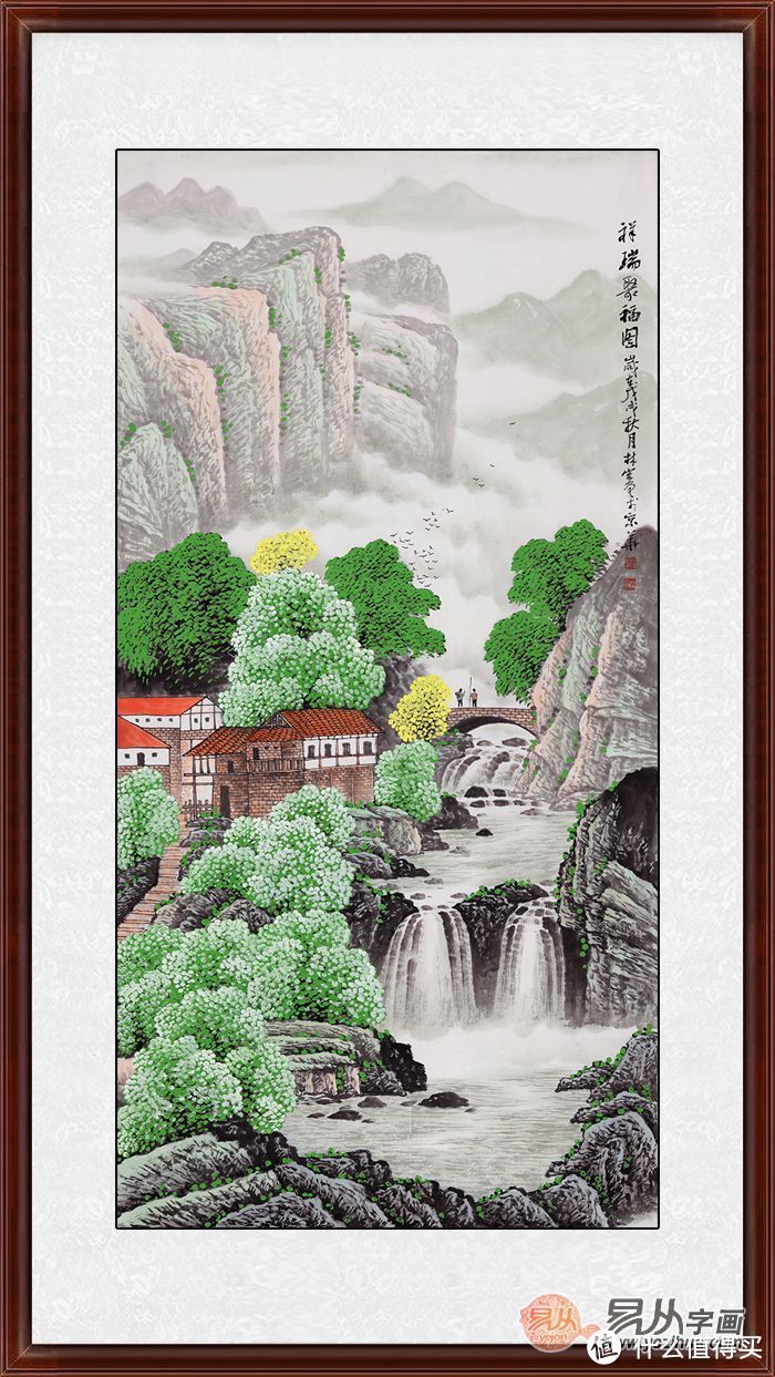 家里白墙挂什么装饰画?经典品位，唯国画山水