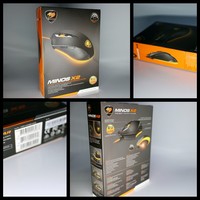 骨伽 MINOSX2 鼠标开箱展示(设计|重量|连接线|滚轮)