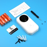 小米 FJ02MLWJ 叮零智能视频门铃外观展示(主机|摄像头|按钮|麦克风|发音区)