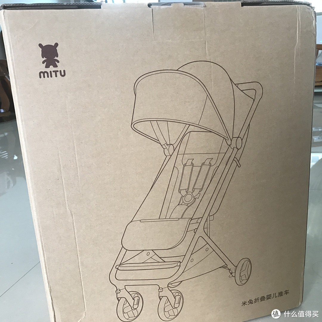 溜娃出门新利器:米兔折叠婴儿手推车