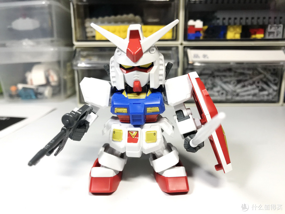 纯素组:BANDAI 万代 HGD-202641 高达 SD EX-STANDARD RX-78-2