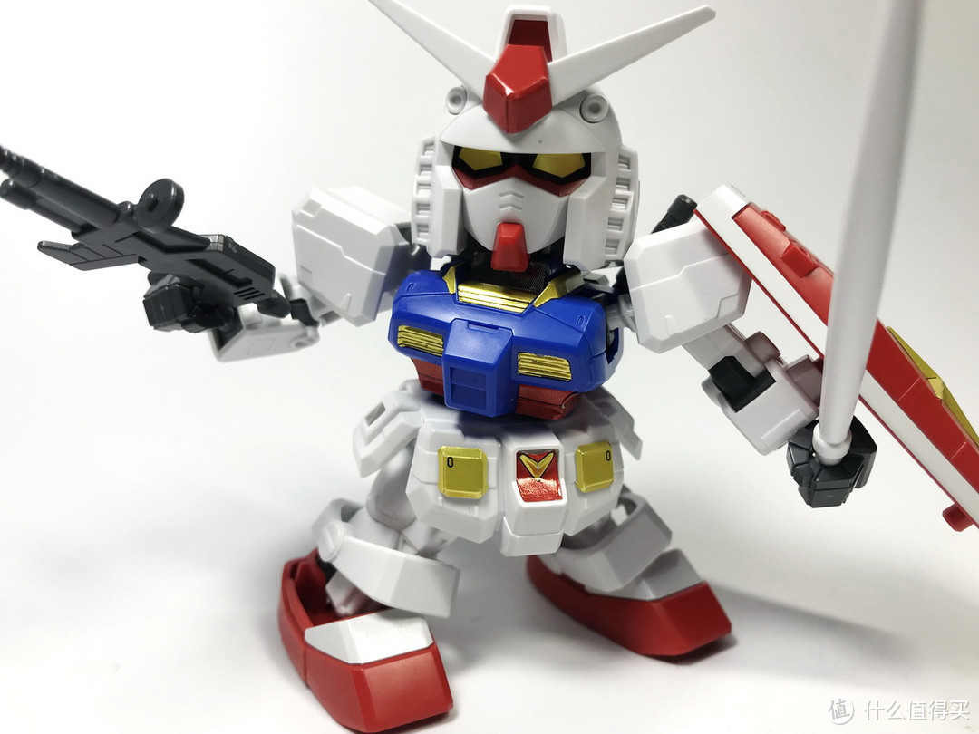 纯素组:BANDAI 万代 HGD-202641 高达 SD EX-STANDARD RX-78-2