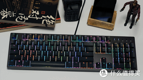 细节不错、灯光很好看，杜伽K310 Nebula机械键盘开箱