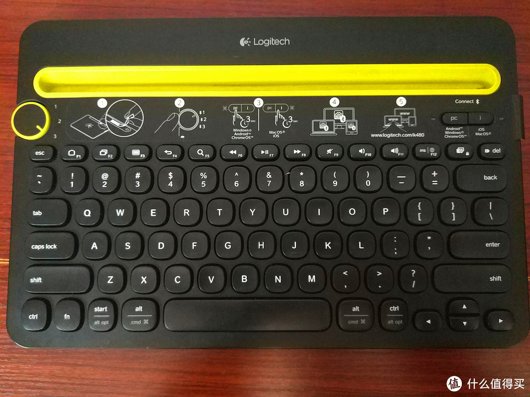 Logitech罗技K480型蓝牙键盘值不值得买?