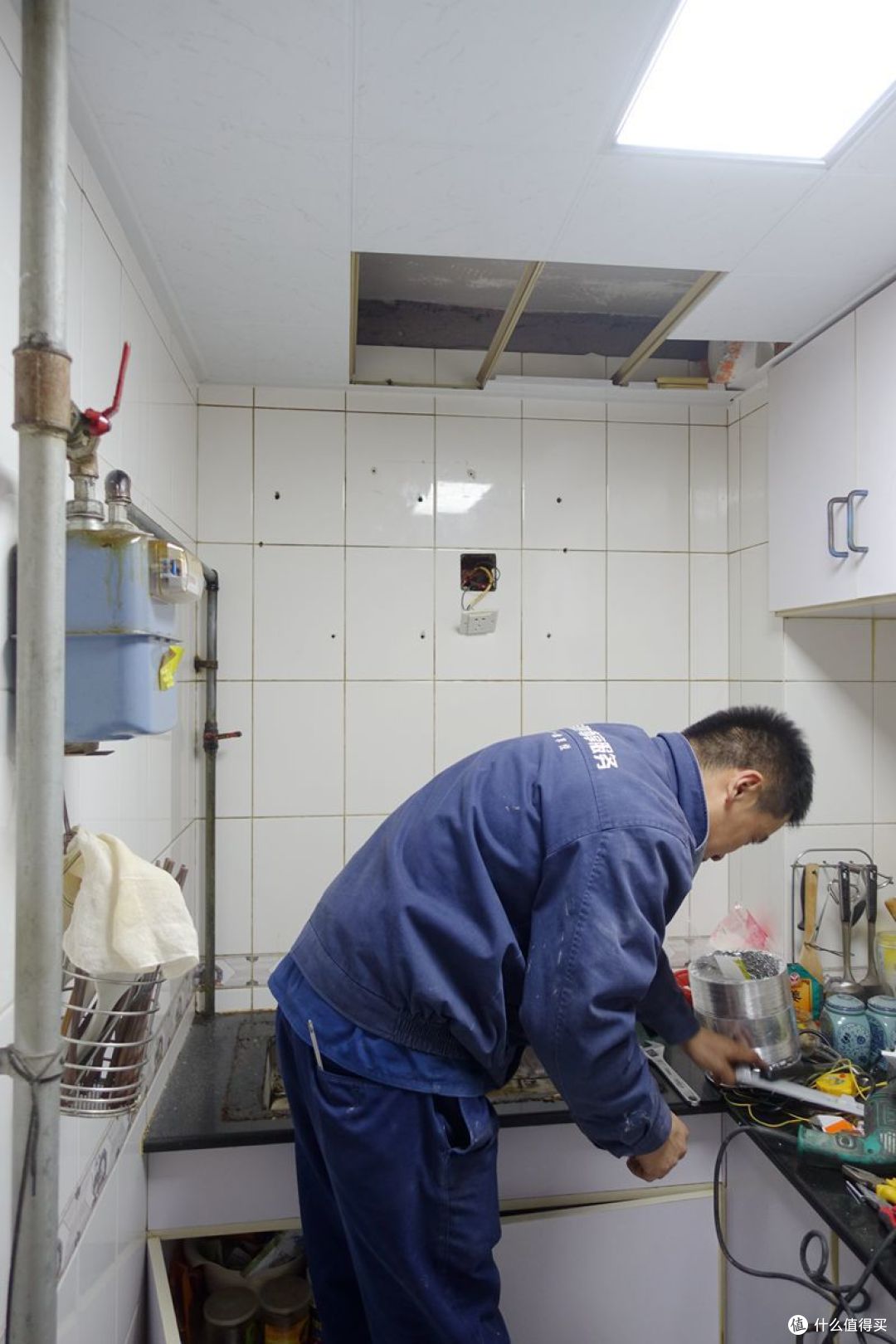 老房翻新之厨房篇 油烟机 垃圾处理器 吊顶