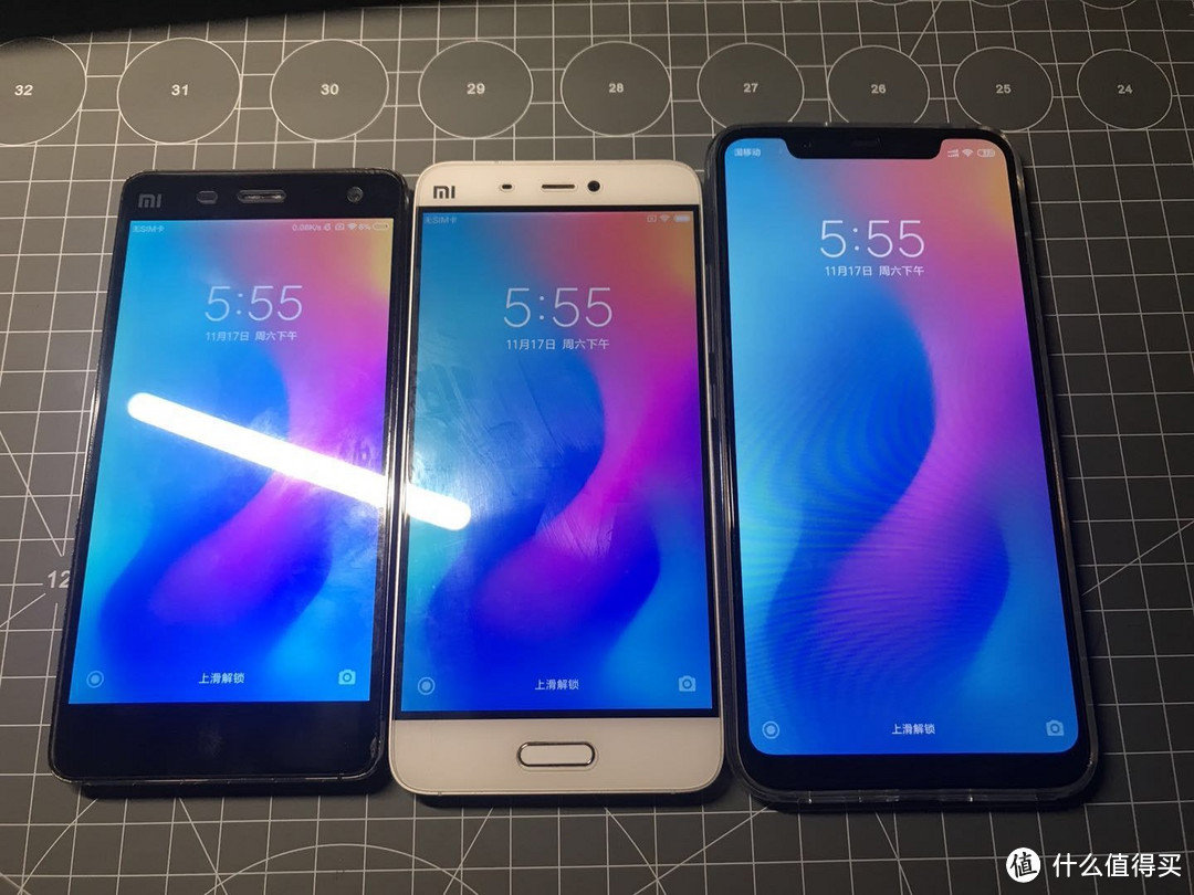 小米4+小米5+小米8合影