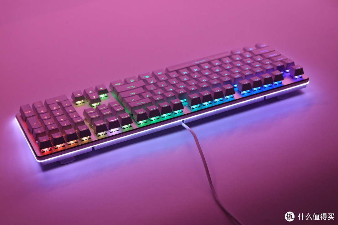 键盘灯光还可以这样设计 达尔优 EK925+YeeLight LED灯带