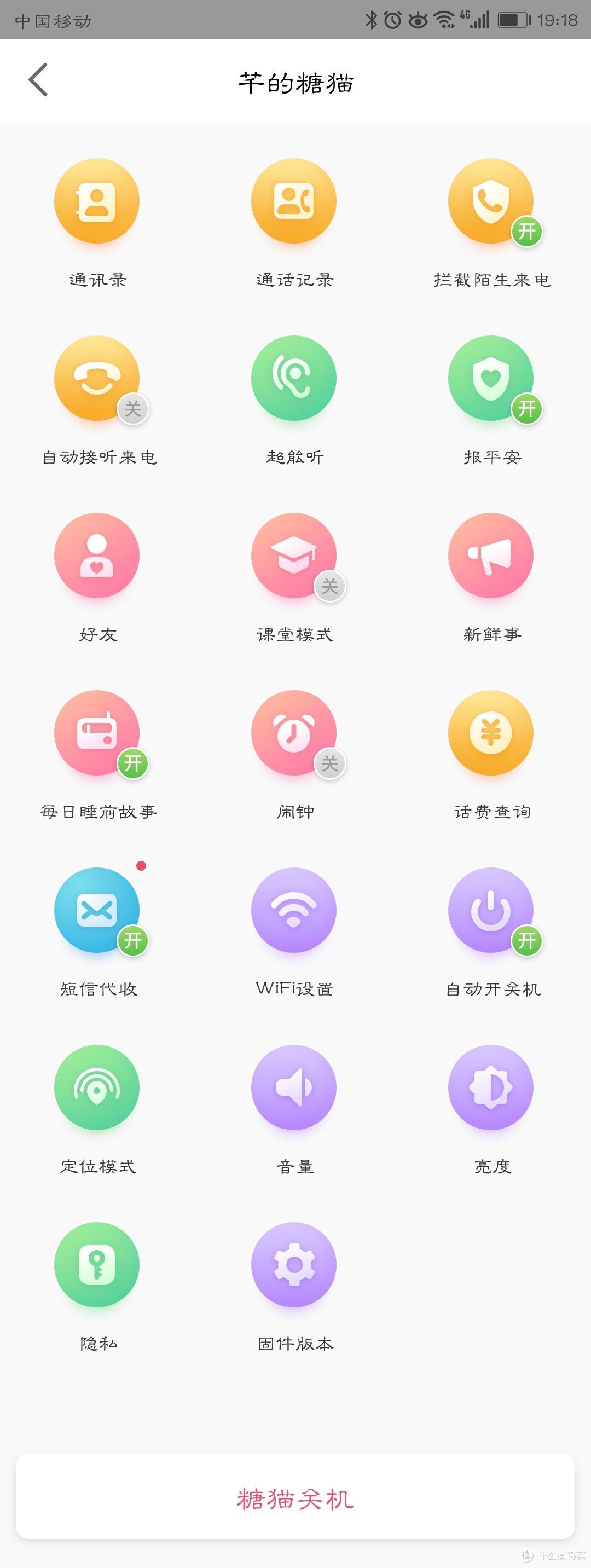 萌萌哒糖猫儿童电话手表,带定位能讲故事~