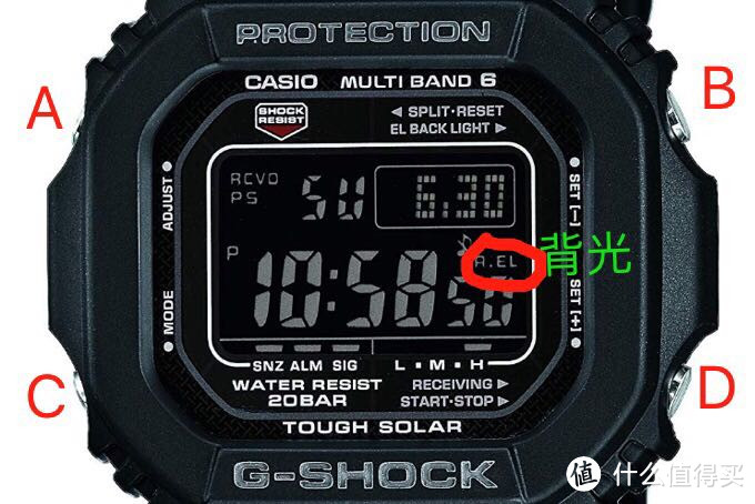 值得买小透明浅谈G—SHOCK GW-M5610半个技术贴 有问必答