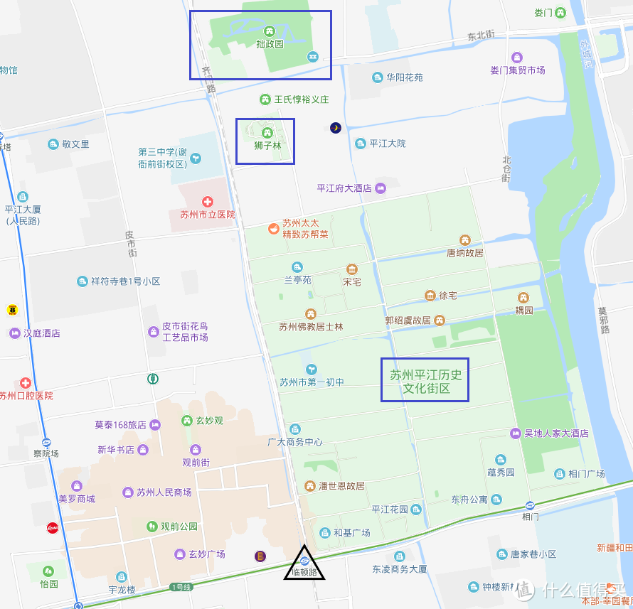 核心游览区图示