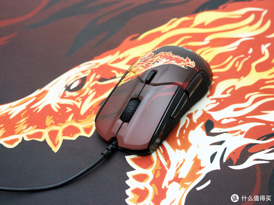 信仰叠加，赛睿Rival310 CS:GO HOWL咆哮版鼠标套装开箱晒物