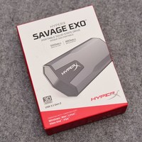 金士顿 HyperX Savage EXO 移动固态硬盘外观展示(接口|外壳|边框)