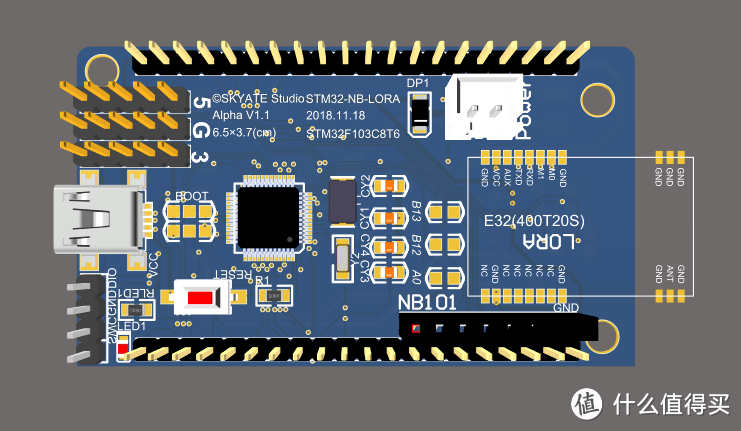 STM32F103C8T6核心板