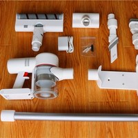 小米有品手持无线吸尘器外观展示(主机|吸头|包装|配件)