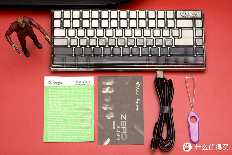 紧凑型布局，Akko×Ducky Zero3084午夜机械键盘开箱