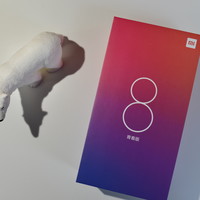 小米8 青春版 智能手机外观展示(指纹识别|说明书|转接头|插口|按键)