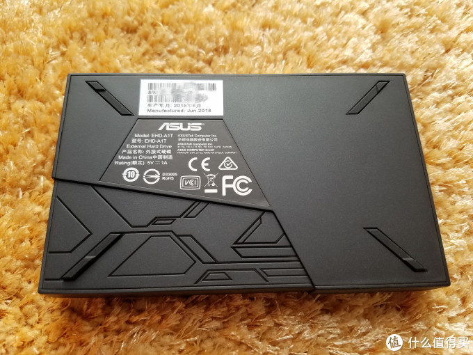 asus华硕魅影ehda1trgb移动硬盘晒单