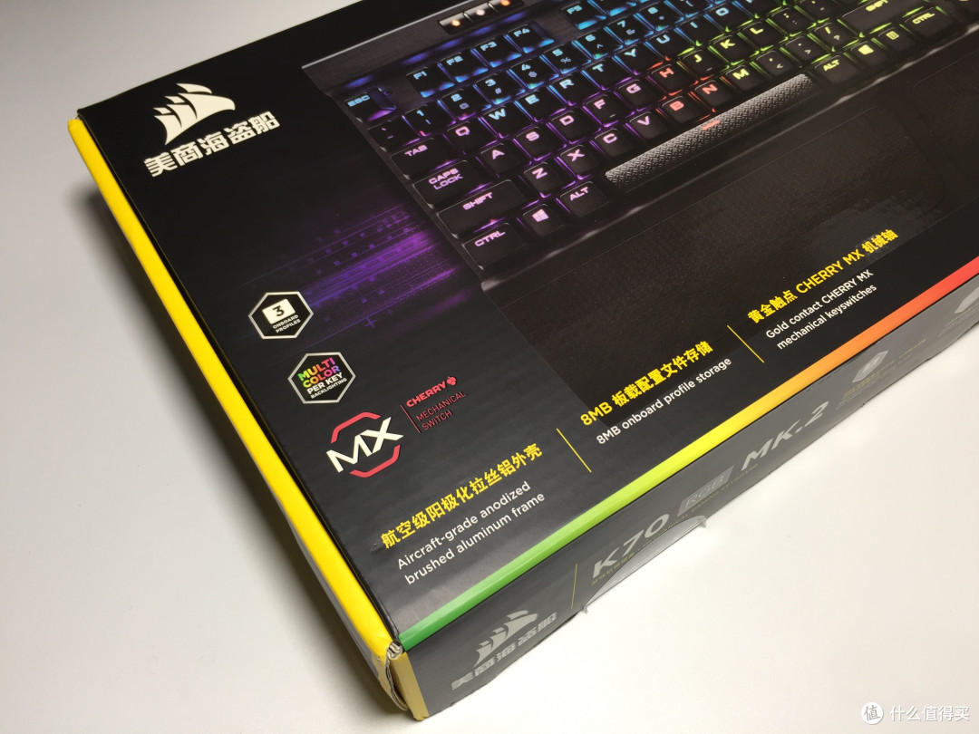 游戏玩家首选之物,美商海盗船K70 RGB MK.2机械键盘
