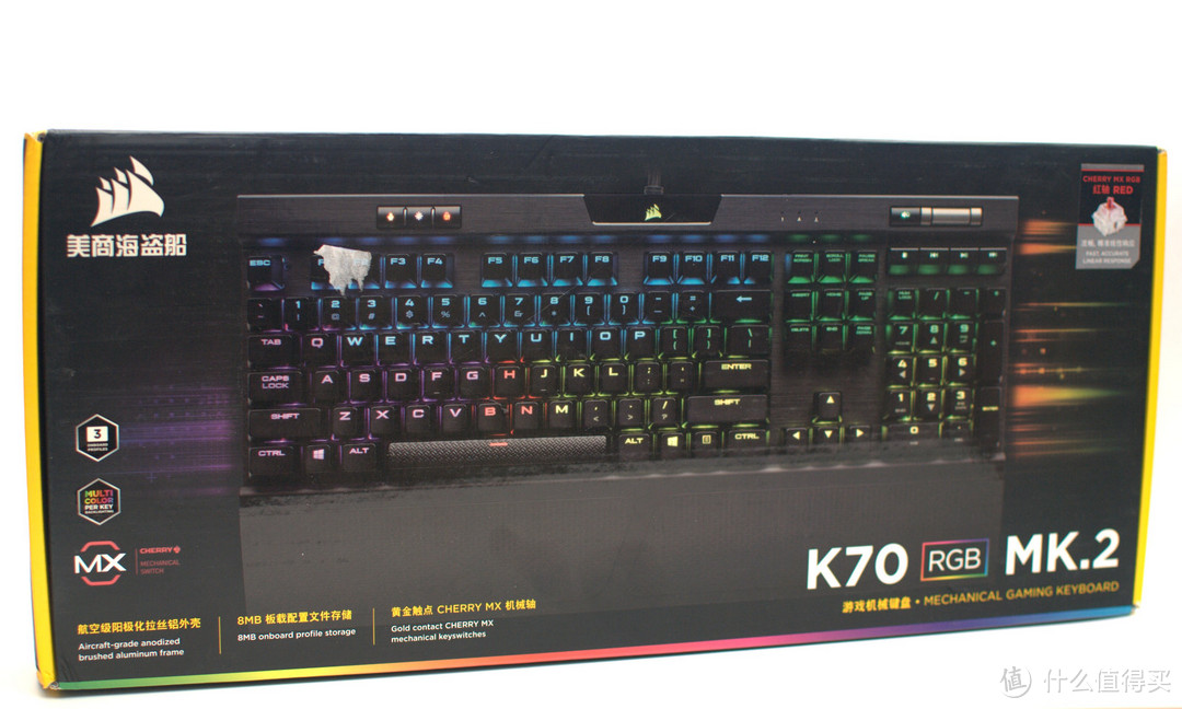 shera爸的拆解评测二十五：海盗船K70 RGB MK.2机械键盘