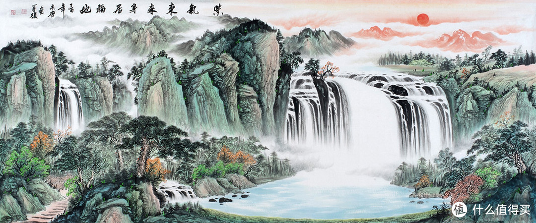 中式客厅字画挂什么 国画山水景色秀雅更别致