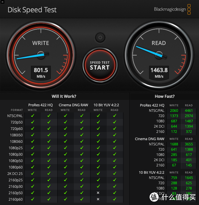 更换后SSD的速度测试